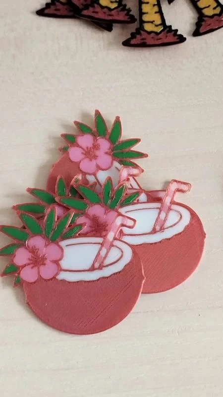 Lot de 30 embellissements theme été tropical – photo 2